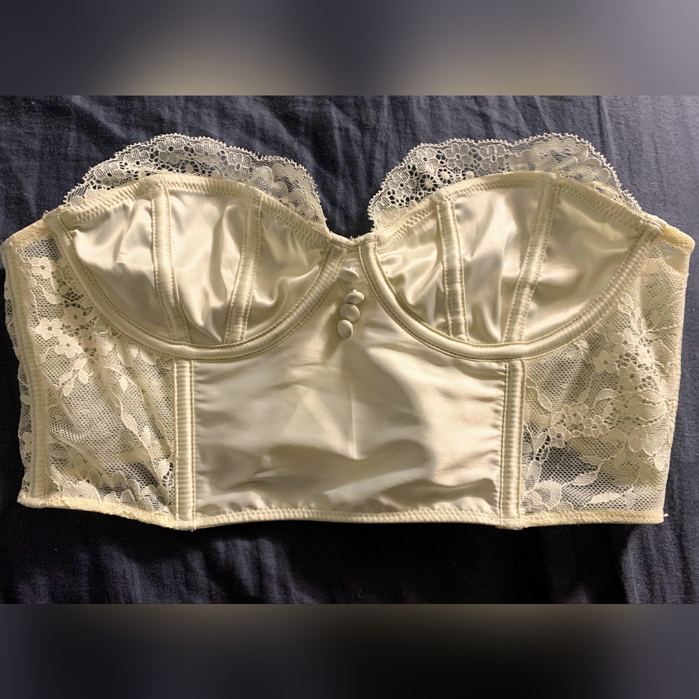 New Zara Silk Lace Corset Bra. 32B